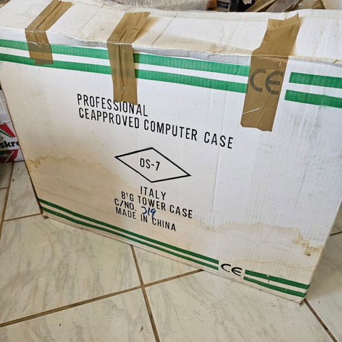 Computer Vintage Case Tower Retro with Power Supply new, IBM kit