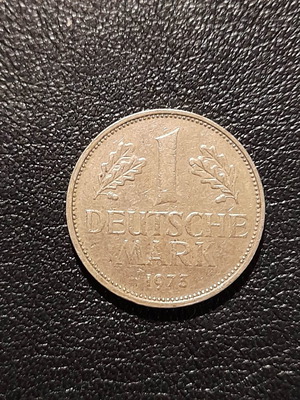 1 Deutsche Mark 1973 used, Germany