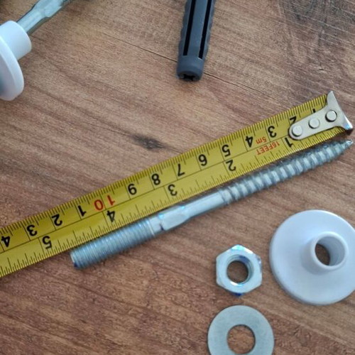 Sink support screws new, 12mm diameter, 11.5cm length