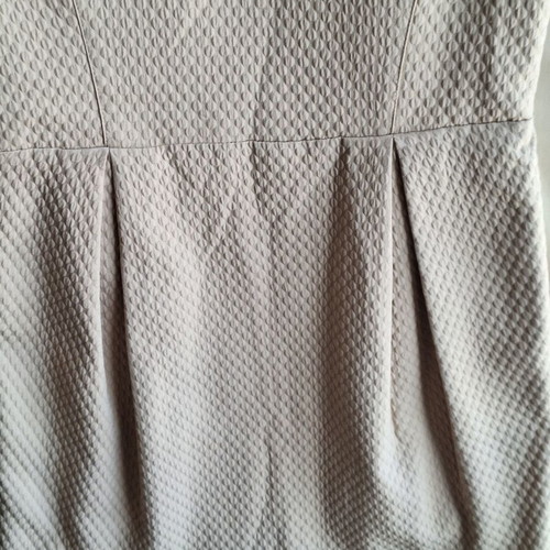 BSB Medium Beige Waffle Bow Mini Dress like new