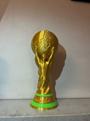 FIFA World Cup Trophy 3D printed, new official replica