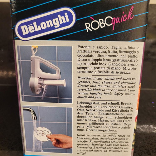 Delongi Mini Robot new for slicing food