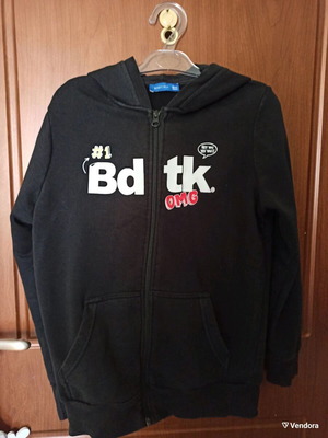 BodyTalk boys' hoodie, age 10, black