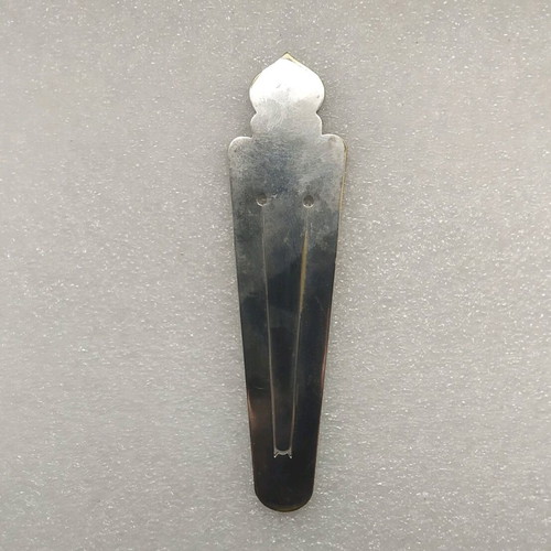 Silver-plated owl-themed bookmark paper cutter used