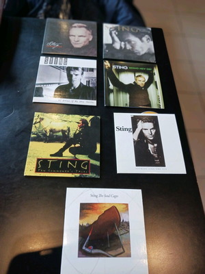 Sting 7 CD albums used, daily
