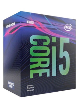 Intel Core i5-9400F processor with Intel cooler used