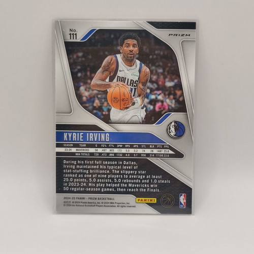 Kyrie Irving Panini Prizm 2024-25 Red White Blue card new
