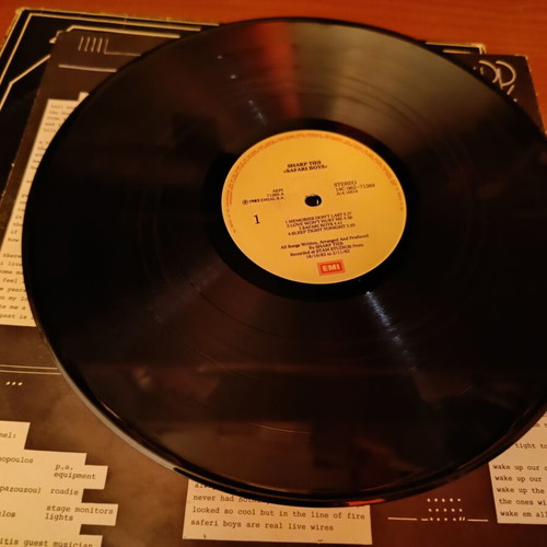 Sharp Ties Safari Boys vinyl used, rock