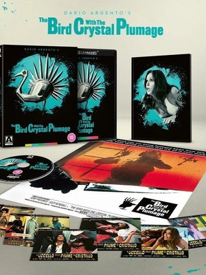 The Bird With The Crystal Plumage 4K UHD Blu-ray καινούργιο, θρίλερ τρόμου
