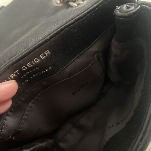 Kurt Geiger shoulder bag like new, black
