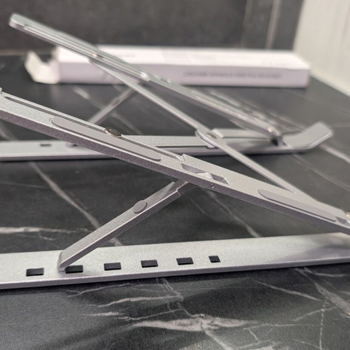 Aluminum Notebook Stand folding multi-function laptop and tablet stand new