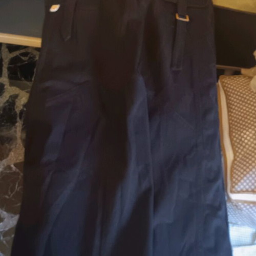 Positive flared pants black like new with cargo safari style