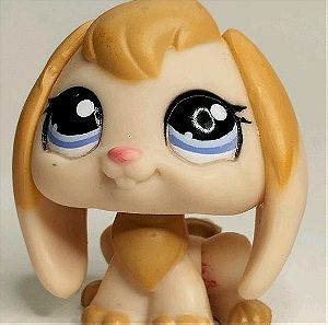 Littlest Pet Shop | Lop Ear Bunny | Beige With Purple Eyes 2006 Hasbro LPS