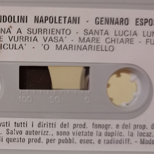Κασέτα Mandolini Napoletani μεταχειρισμένη, Duck Records, made in Italy