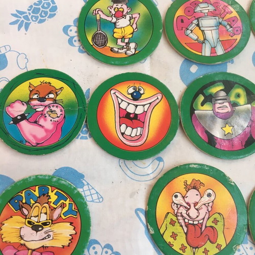 Hoppies caps green collection 27 pieces like new, 90s