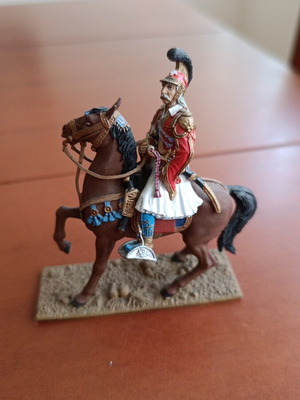 Figurine Efippos Theodoros Kolokotronis like new, lead, 10 cm