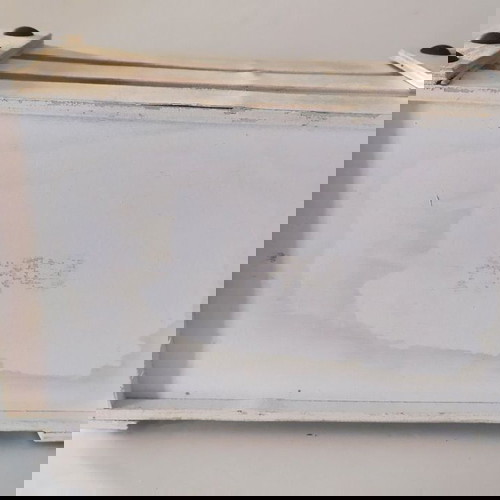 Ξύλινο διακοσμητικό καφάσι μεταχειρισμένο με χερούλια σχοινί