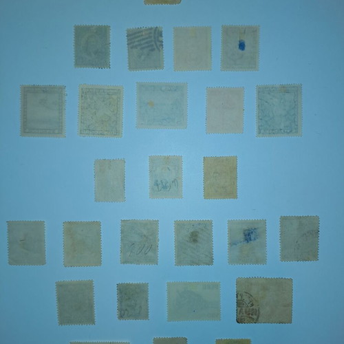 Stamps from Bolivia Chile Colombia Peru Venezuela used, 26 pieces 1882-1959