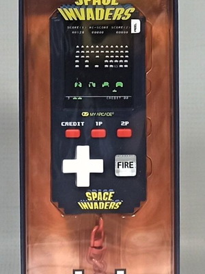 My Arcade Pixel Pocket Pro Space Invaders handheld electronic game new