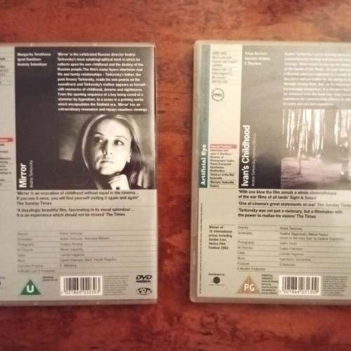 Andrei Tarkovsky 7 Film Collection DVD set like new, Artificial Eye UK first edition