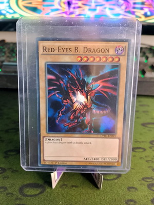 Red Eyes Black Dragon Yu-Gi-Oh! card new, 1st edition
