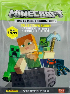 Panini Minecraft Time To Mine Collection 107 cards new set