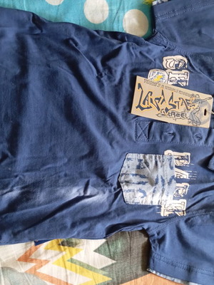 Polo t-shirts new for boys 2-4 years, blue and turquoise