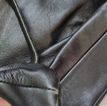 Marks & Spencer leather backpack used, black