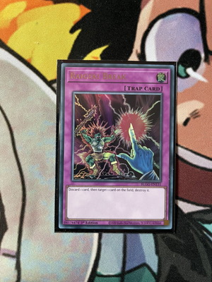 Yu-Gi-Oh! Raigeki Break Ultra Rare card new
