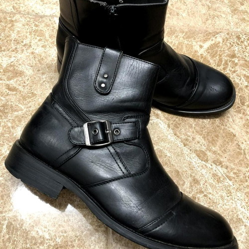 Il Mondo boots used, black leather, size 42