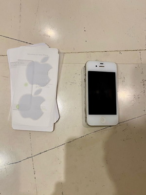 iPhone 4 used with stickers, for repair