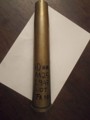 Κάλυκας 40mm αντιαεροπορικού Bofors L60 1947 μεταχειρισμένος