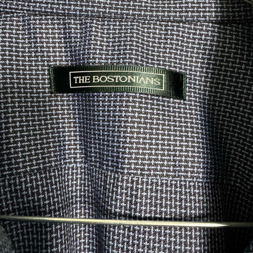 Ανδρικό πουκάμισο The Bostonians μπλε μέγεθος 44 (XL) σαν καινούριο