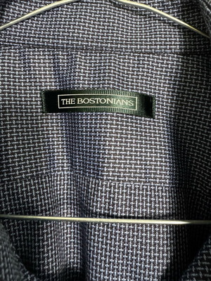 Ανδρικό πουκάμισο The Bostonians μπλε μέγεθος 44 (XL) σαν καινούριο
