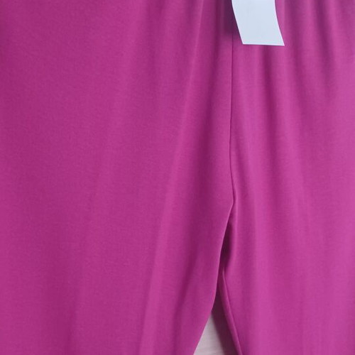 Set with pants and blouse new, magenta, airy fabric, size S-M