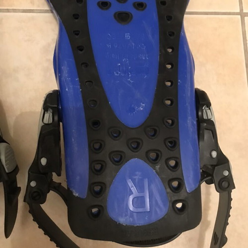 Mares X-Stream Blue/Black Open Heel Fins Size R Like New