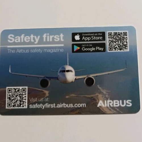 Airbus Pilot Safety Cards set like new, official training material