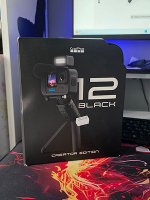 GoPro Hero12 Black Creator Edition Action Camera 5K with Touchscreen and Wi-Fi