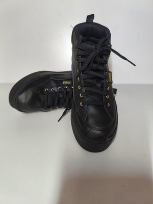 Puma Karmen Mid Flatform Sneakers like new, size 39, black
