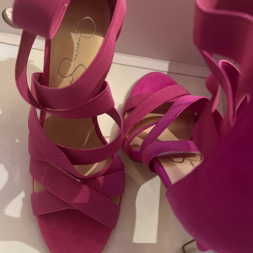 Jessica Simpson sandals new, size 36 1/2, pink