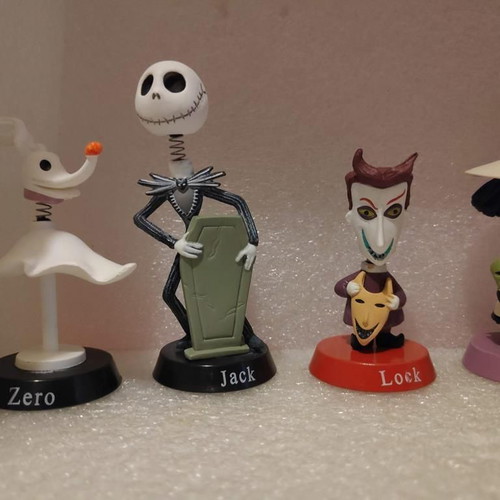 Jack Skellington and Sally collectible figure set like new
