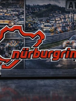 Nürburgring Inspired 3D Display new, motorsport decor