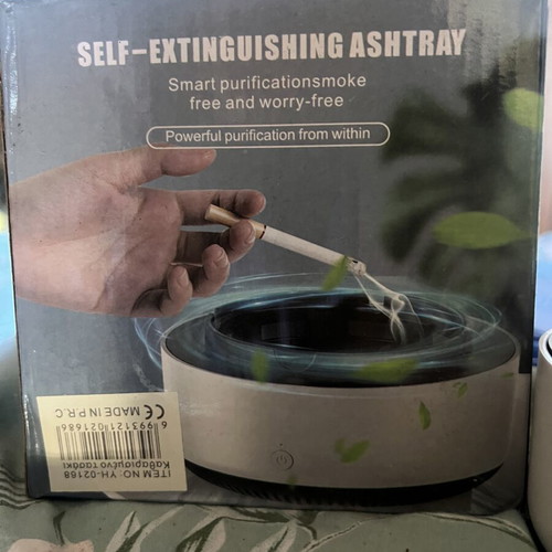 Electric ashtray with smoke absorption new