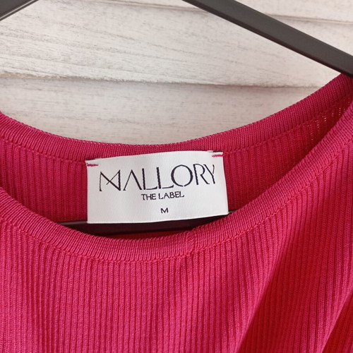 Mallory The Label medium midi φόρεμα σαν καινούργιο, φούξια