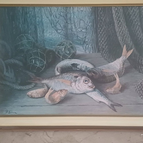 Painting with beautiful frame new