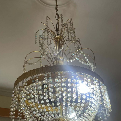 Lighting set with Swarovski crystals, like new, 3 pieces, gold