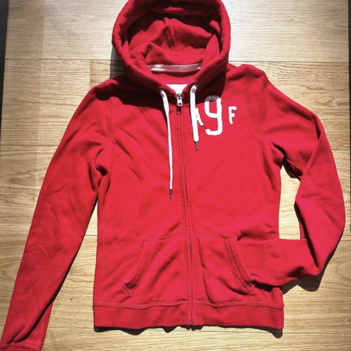 Abercrombie and Fitch jacket like new, red, size S