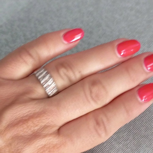 Silver ring 925 new, size 54, inner diameter 17.3 cm