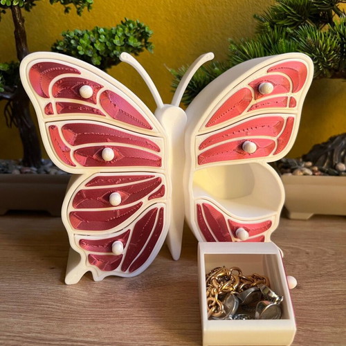 Handmade Butterfly Jewelry Organizer New, 3D Printed Premium