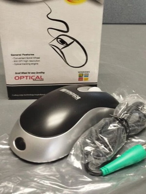 Windsor PS/2 Optical Mouse 3 Button 800dpi New